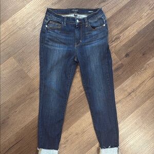 Judy Blue Ankle Cropped Jeans in Blue